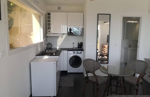 Furiani Apartment | Modern studio with magnificent sea view in a quiet, leafy setting