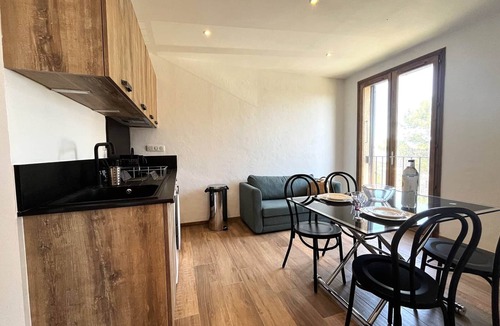 Bastia Apartment | Modern studio with view in Bastia and free parking