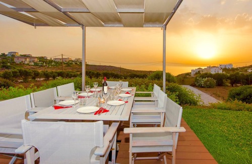 Stavros Villa | Modern, stylish villa with 3 bedrooms, private pool and amazing sea views
