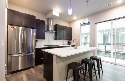 Curtis Park House | Modern townhome w/ rooftop patio in RiNo/ Five Points, Denver