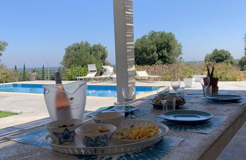 Serranova Villa | Modern Villa, spectacular private pool with sea view, only 3 minutes to beach!