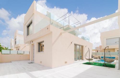 Pueblo Latino House | Modern villa with pool jacuzzi and sea view