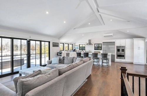 Southold House | Modern Waterfront Southold Escape, Private Heated Saltwater Pool, Great for.