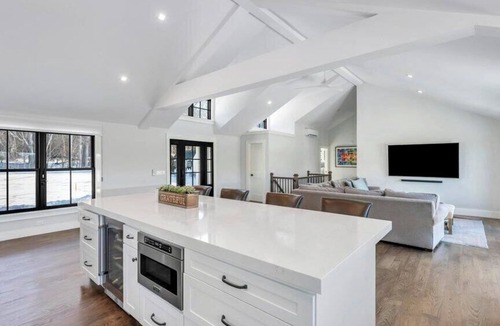 Southold House | Modern Waterfront Southold Escape, Private Heated Saltwater Pool, Great for.