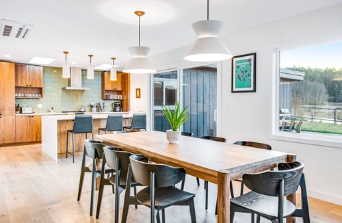 Lopez Island House | Modern Waterfront Home w/Free WiFi, a Full Kitchen, & a Bay View