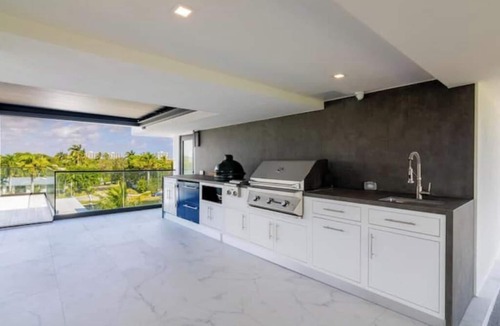 Seybold Villa | Modern Waterfront Villa w/Pool, Rooftop & dock