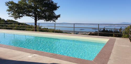 Lisciano Niccone Villa | Moderne Villa mit atemberaubendem Seeblick