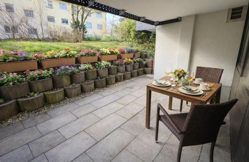 Rheinstetten Apartment | Modernes Apartment mit Parkplatz Nähe Messe KA