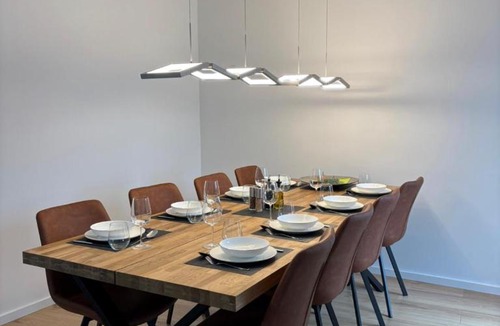 Kernstadt Apartment | Modernes Design-Apartment in Paderborn Zentrum nahe Bahnhof mit Garage & Küche