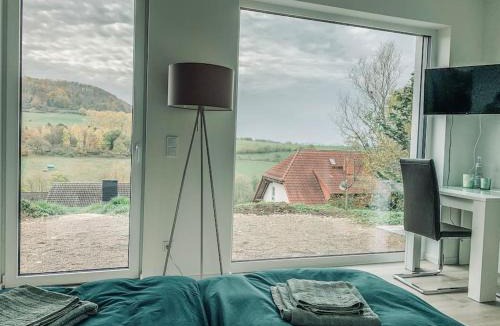 Friedewald Apartment | Modernes Doppelzimmer Friedewald Rhönblick