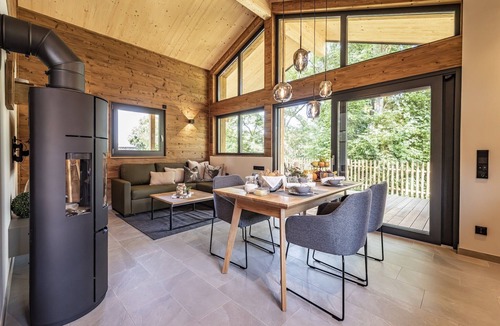 Hartkirchen Ski Chalet | Modernes ebenerdiges Chalet im Vital Camp Bayerbach