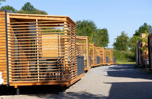 Hartkirchen House | Modernes Mobile Home im Vital Camp Bayerbach