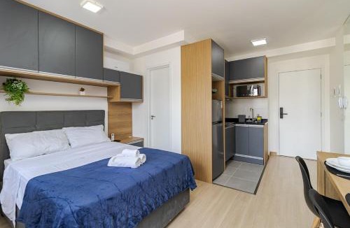 Matriz Apartment | Moderno e Central com Academia, Piscina e Coworking