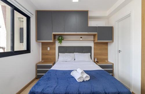 Matriz Apartment | Moderno e Central com Academia, Piscina e Coworking