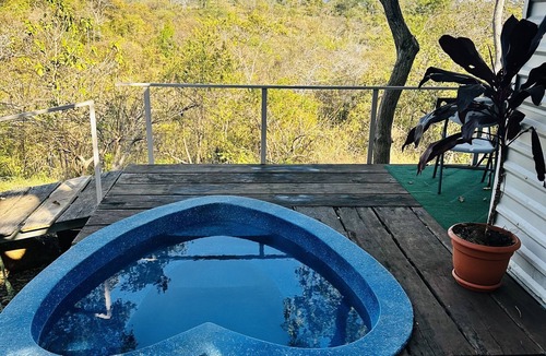 Cerro Plano Cabin | Monkey Cabins near Beach with Mountain Views and Heart Shaped dipping pool