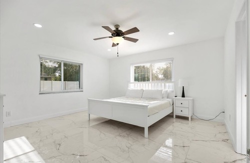 St. Augustine South House | Monochrome Getaway | Pool & Pet Friendly!