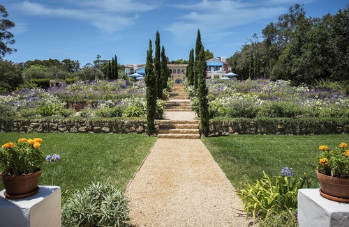 Golden Quadrangle House | Montecito - A European-Inspired Villa with Hollywood History.