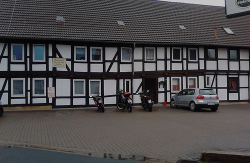 Langelsheim Apartment | Motorcycle board for 2 guests