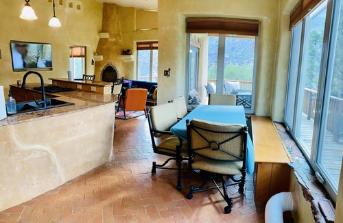 Jemez Springs House | Mountain Adobe Home in Jemez Springs, NM Mt. Views "Raven House"