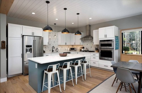 Bozeman House | Mountain Cabin with Elegant Chic Interior and Deck in Montana