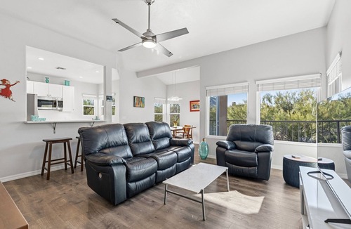 Tucson Condo | Mountain, Canyon & Golf Course Views from all Windows