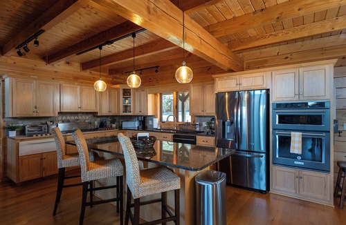 Ferguson Cabin | Mountain Lodge, Spacious Living, Vast Views, Pool Table, Hot Tub, Gas Logs