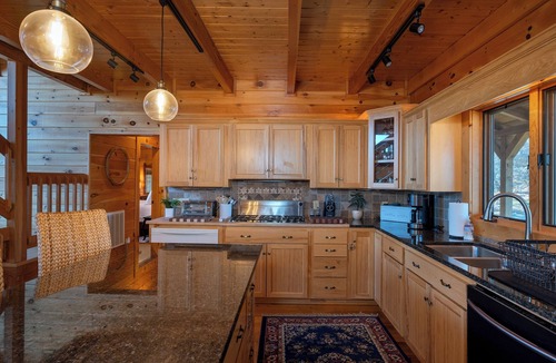 Ferguson Cabin | Mountain Lodge, Spacious Living, Vast Views, Pool Table, Hot Tub, Gas Logs
