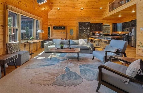 Foxfire Estates Cabin | Mountain Solace - Pet Friendly | Hot Tub | Shuffleboard and Arcade Games