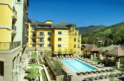Gore Creek Place Condo | Mountain View Condo + Balcony | Pool, Spa