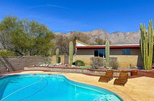 The Foothills House | Mountain view escape with an enclosed yard, pool, hot tub, grill, & AC - dogs ok