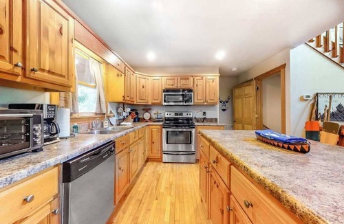 Murphy House | Mountain View Home w/Private Hot Tub, Game Room, & Relaxing Creek on Property