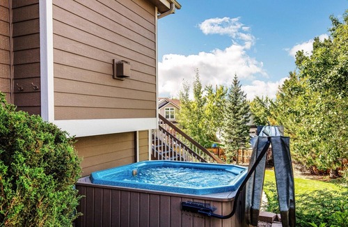 Aurora House | Mountain-View Home with Private Hot Tub, Dog-Friendly Yard, Office, Fireplace