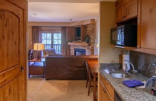 Tamarack Apartment | Mountain View Mountain Studio | Large Steam Rooms | Saltwater Hot Tub