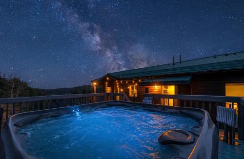 Black Hawk House | Mountain View Retreat - Game Room, 2 Living Areas, Hot Tub, Fire Table