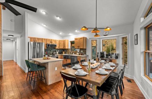 Black Hawk House | Mountain View Retreat - Game Room, 2 Living Areas, Hot Tub, Fire Table