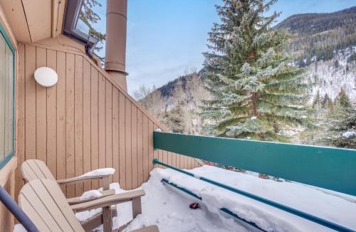 Vail Apartment | Mountain-View Studio: Top Floor, Private Deck