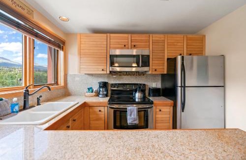 Peak 9 Apartment | Mountain View Studio with AC and Dedicated Parking