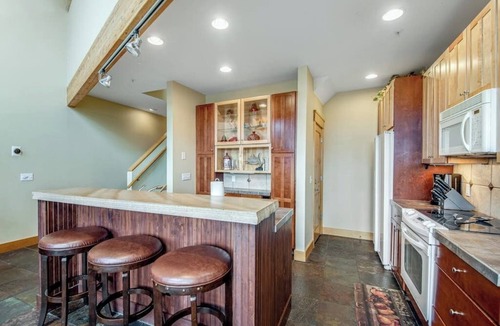 Dillon House | Mountain View Townhome w/Private Deck, Electric Grill, WiFi, & Gas Fireplace