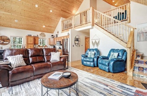 Angel Fire Ski Chalet | Mountainside Chalet with views! Private 2 acres. 4beds, 3 baths 2 master suites.