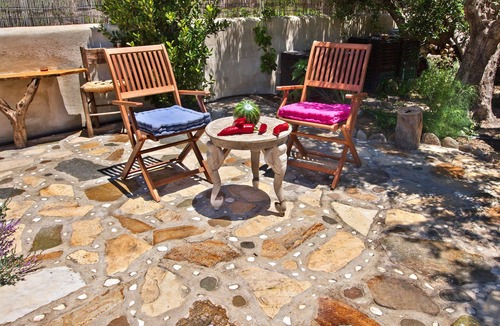 Makry Gialos Cottage | "Mpakses" 300 years old cottage "Natura cottages" with sea view shared garden