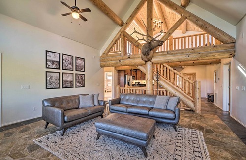Payson House | Mtn-View Gem w/Fire Pit & Deck in Payson
