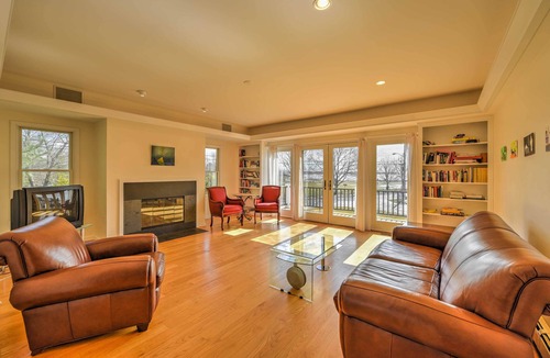 Marion Center House | Multi-Level Marion House: Loft, Deck + Ocean Views