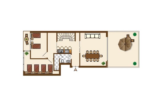 St. Paul Apartment | Munich Large Apartment 145 qm and 5 Bedrooms with Roof Terrace in centrally located 1 to 14 Guests