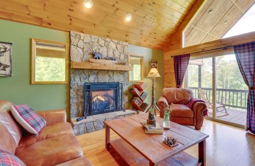Unaka House | Murphy Cabin w/Hot Tub, Fire Pit & Mountain Views