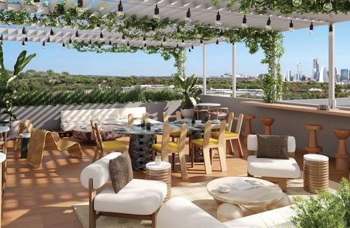 South Lamar Condo | Music-Inspired Retro-Modern Luxury Suite at The Code | South Lamar | The Montage