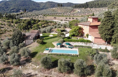 San Donato in Collina Villa | My Exclusive Italy - Enchanting Villa with Pool surrounded by vineyards