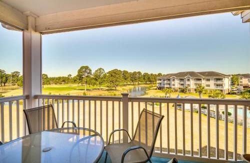 Central Myrtle Beach Apartment | Myrtle Beach Getaway on Golf Resort with Balcony!