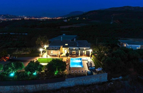 Potistiria Villa | Mythic Olive Villa - Private Heated Pool - Amazing Exteriors!