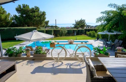 Neapoli Villa | Mytilini luxury pool VILLA AMIKA