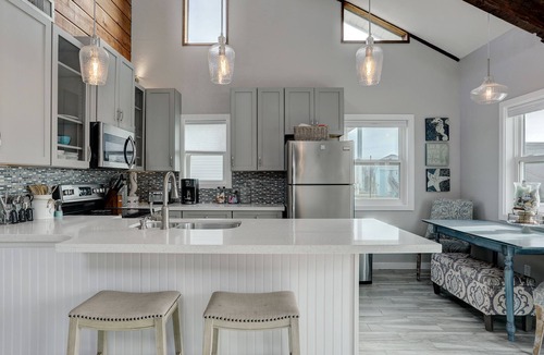 Galveston House | Namaste Here is ready for you to experience relaxing views & sounds of the Gulf.